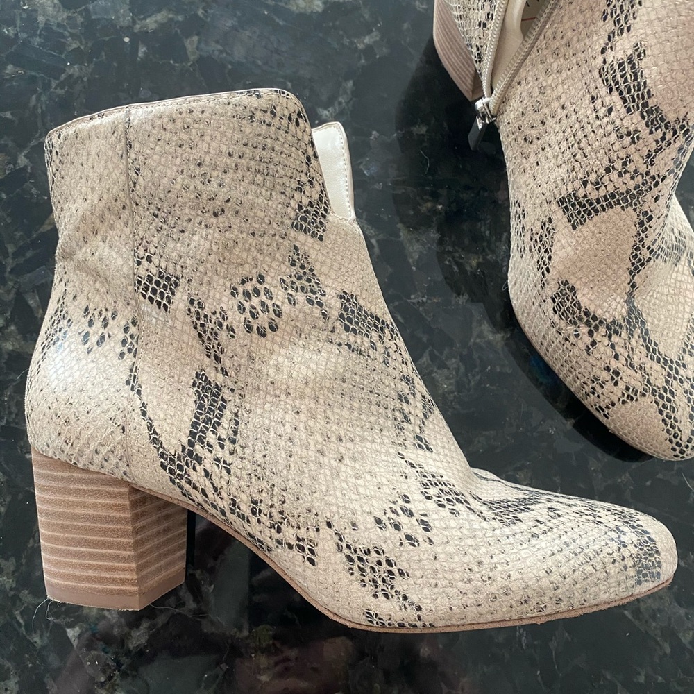Sole Society Snakeskin Boots